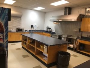 View of the kitchen at HVCC